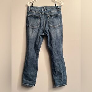 Good American Good Legs High Rise Ripped Skinny Crop Jeans in Blue size 12/31